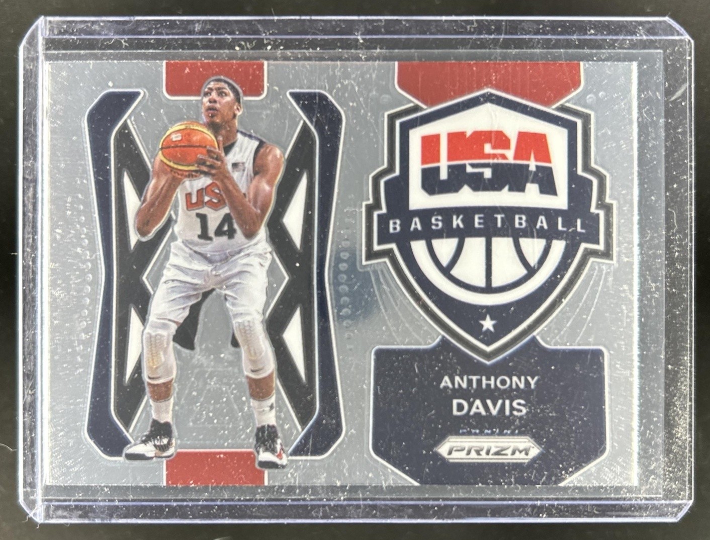 2021-22 Panini Prizm Anthony Davis USA Basketball #3