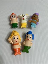 BUBBLE GUPPIES FINGER PUPPETS Plastic Bath Toys Lot Of 5