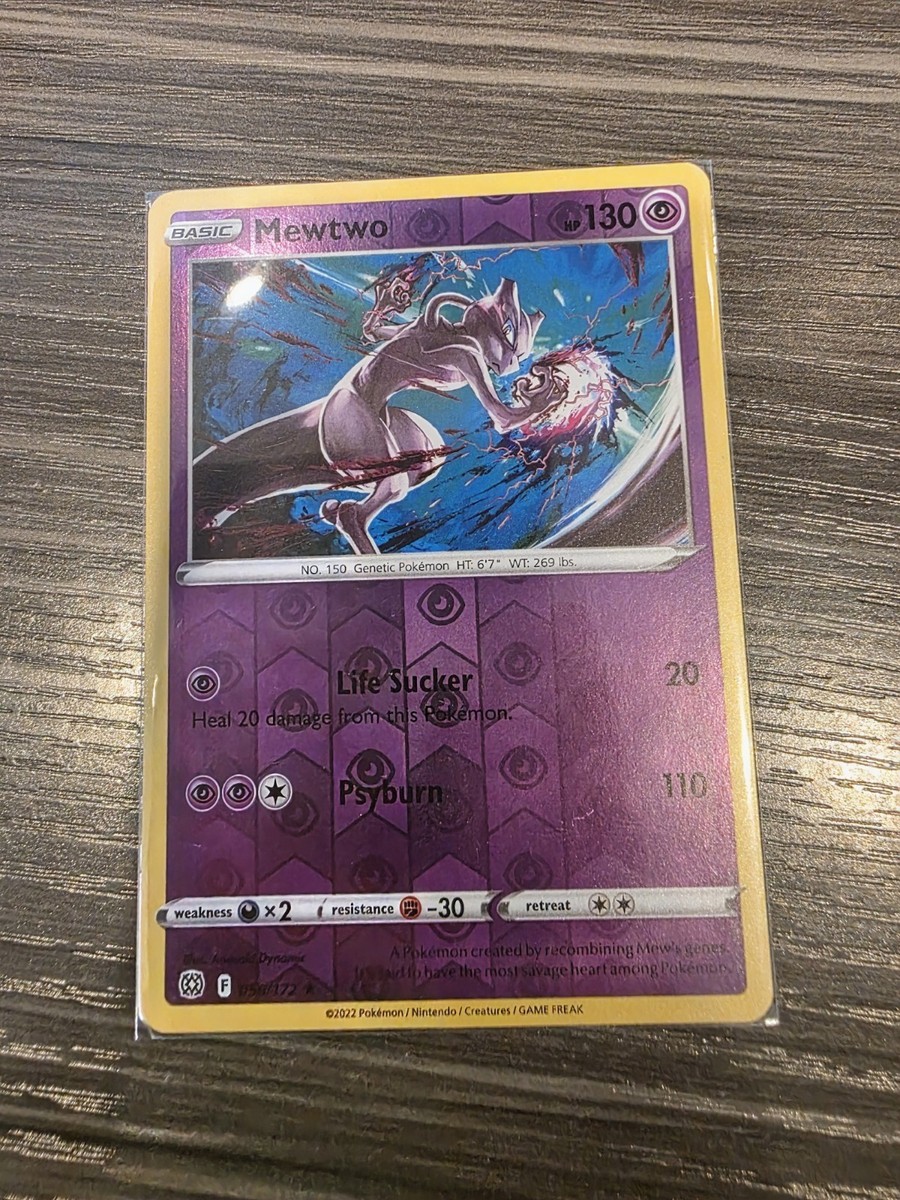 mewtwo pokemon card 56 172 Amazon.com: Mewtwo - 056/172 - Rare main image 1