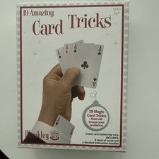 Wembley 19 Amazing Card Tricks NEW Open Box Magic Illusions Slight Of Hand Kids