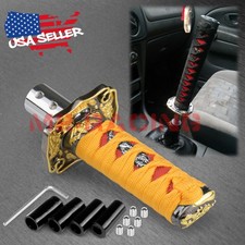 Samurai Sword Shift Knob Shifter Alloy Katana Metal Adapter Universal Jdm Racing