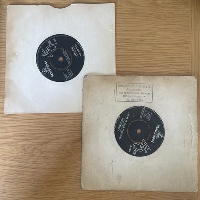 Beatles singles I Want To Hold Your Hand I feel Fine 7'' Vinyl Good Play Tested
