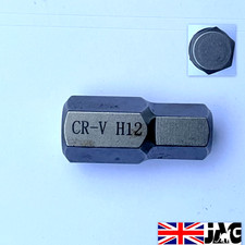12mm HEX KEY BIT ALLEN Socket 10mm Hex Drive 30mm long