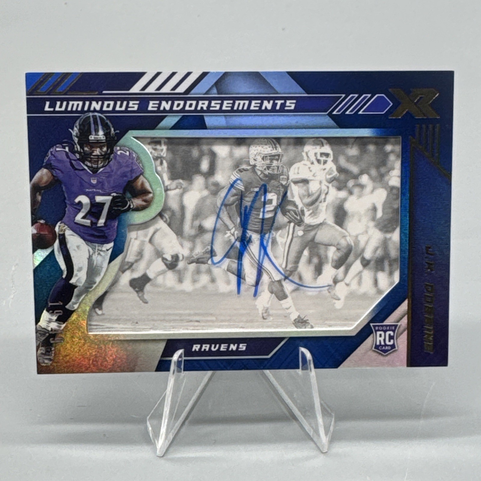 JK Dobbins Panini XR Luminous Endorsements Autographs #LEJK Base
