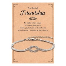 Love Knot Friendship Bracelet for Women, Best Friend Bracelet Jewelry Gifts for