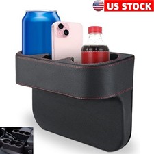 Car Cup Holder Car Seat Seam Wedge Cup Holder Cell Phone Storage Organizer Black Car Cup Holder Car Seat Seam Wedge Cup Holder Cell Phone Storage Organizer Black