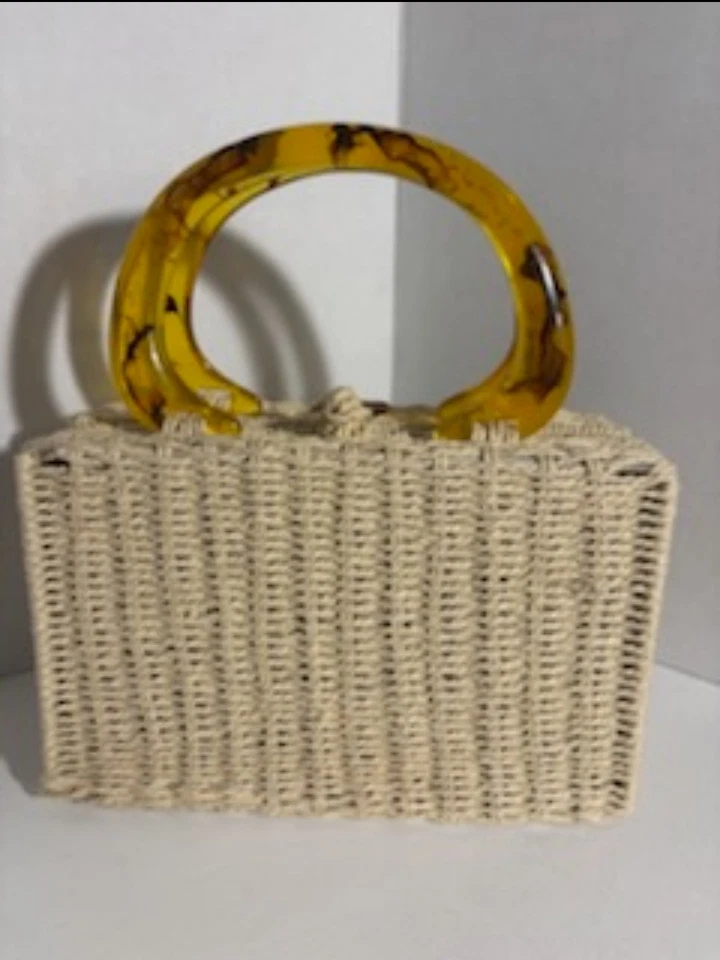 Bolso con asa de paja Brixton Avalon nuevo Foto 4 de 4