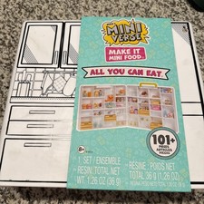 MGA's Mini Verse Make It Mini Food ALL YOU CAN EAT Collection 101 Pieces Sealed