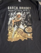 Garth Brooks World Tour 2014-15 Short Sleeve Concert T-shirt Men  s Size XL