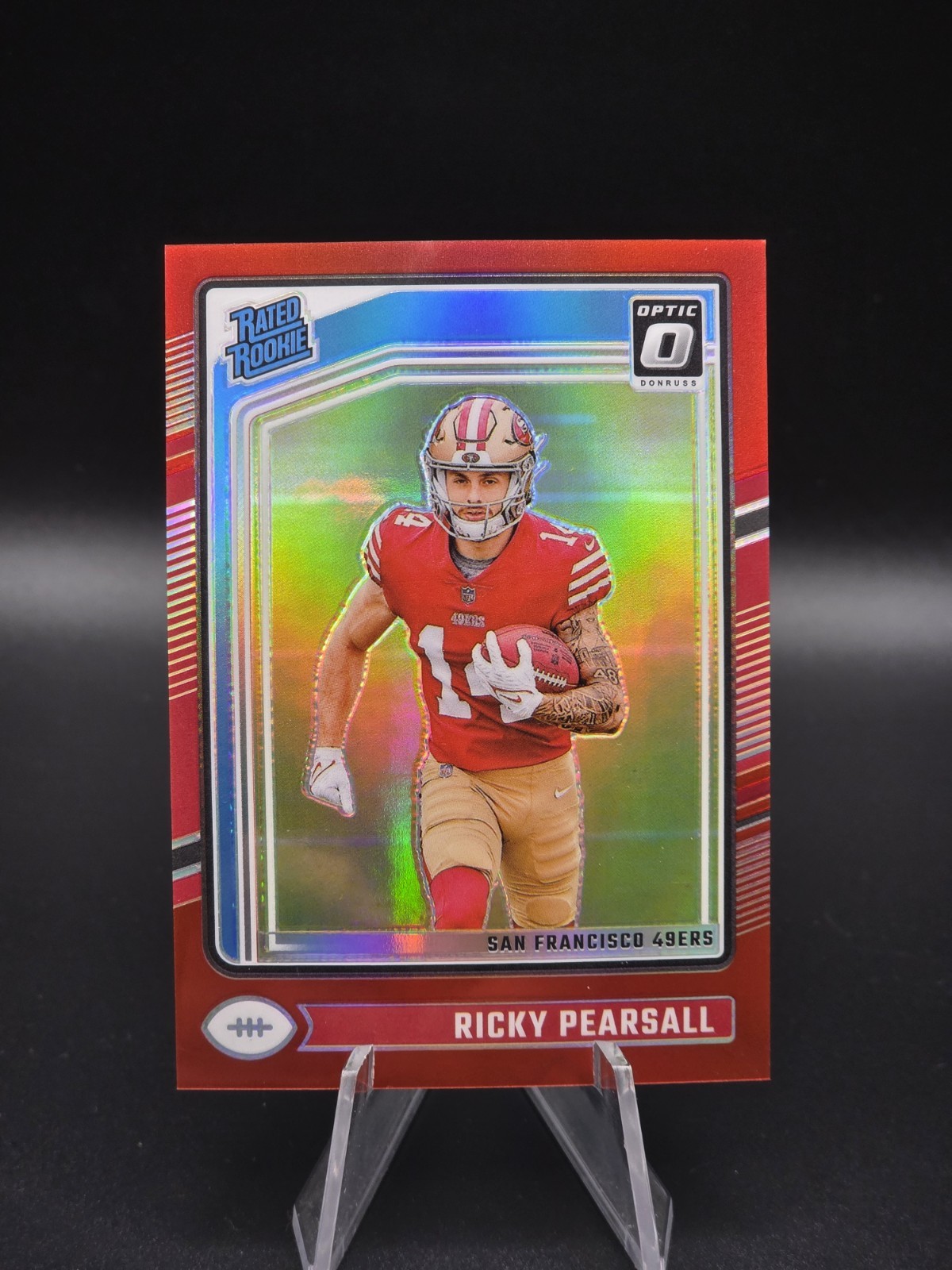 Ricky Pearsall Rookie /125 - 2024 Donruss Optic, Red Prizm #284