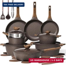 CAROTE 26PCS Pots and Pans Set Non Stick, Cookware Set Pots and Pans Induction C