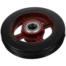 Durable Rubber and Metal Garden Trolly Wheel Replacement for Heavy Duty Yard Use