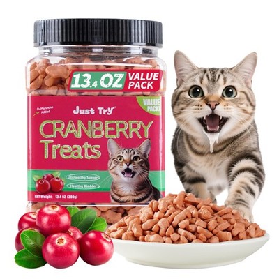 13.4 OZ Urinary Tract Health Cat Treats for Indoor Cats, Health Supplement Cr...