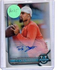 2021-22 Bowman University #2 D.J. Uiagalelei Image Variation SP Auto /25 Clemson