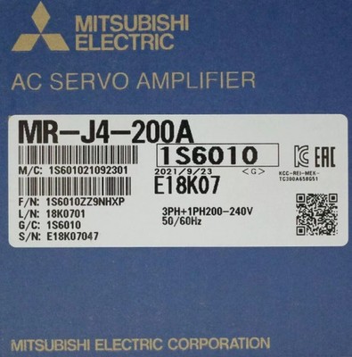 New MITSUBISHI MR-J4-200A Servo