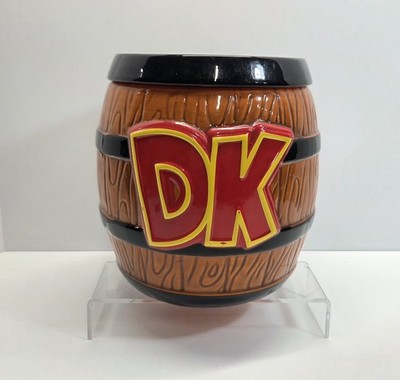 Nintendo Donkey Kong Barrel Cookie Jar, DK Ceramic Collectable, 2019 Retro Gamer