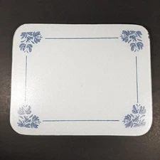 Pfaltzgraff Yorktowne 15"x12" Tempered Glass Cutting Board Counter Saver Blue