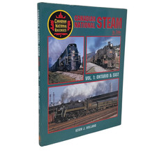 Canadian National Steam Locomotive Train CN Ontario East Railway Railroad Book
