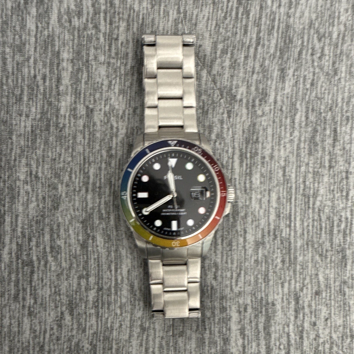 Fossil PR5339 Snap-On Special Edition Watch Stainless Steel Black Dial New Fossil 100 m (10 ATM) Water Resistance Sport Wristwatches  main image 2