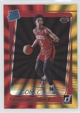 2021-22 Panini Donruss Rated Rookie Holo Red & Gold Laser Josh Christopher 16p1