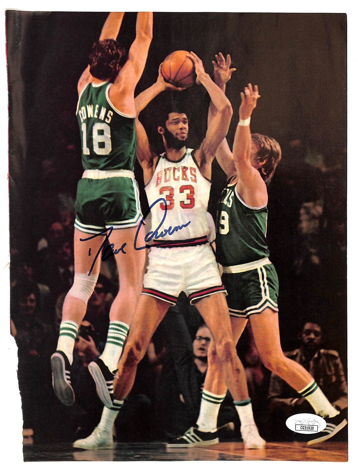 Dave Cowens Autographed Signed Boston Celtics 8 x 10 Magazine Page JSA Celtics 