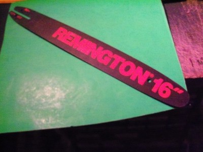 Remington Chainsaw OEM 16'' HARDNOSE Guide Bar 097572-03  .050 3/8'' NEW UB4