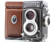 Rare  White Face  OPT MINT  ROLLEIFlEX T TLR Film Camera Tessar 75mm JAPAN