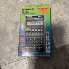 New Sharp EL-509G Scientific Calculator D.A.L. and Hard Cover