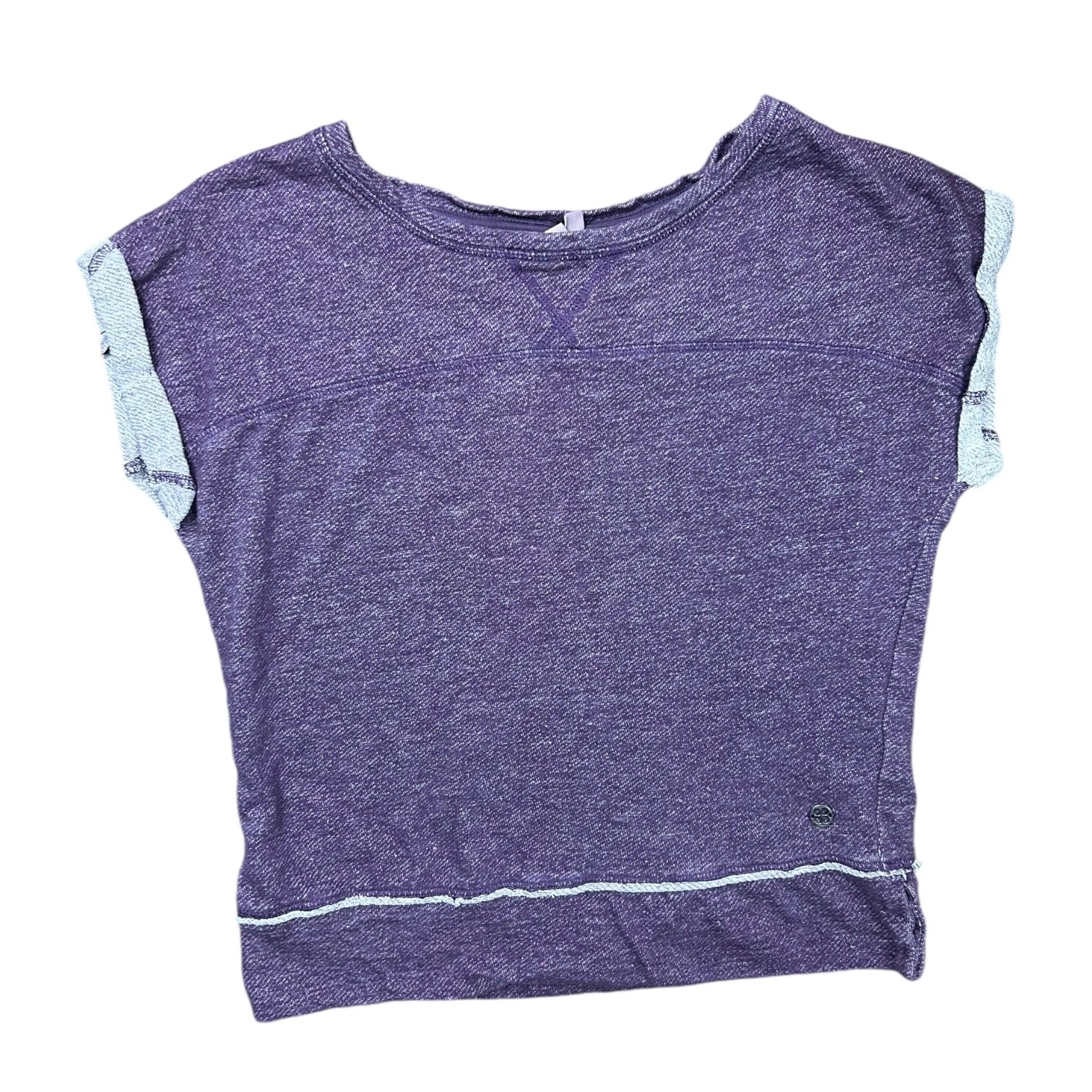 sweaty-betty short sleeve terrycloth gym athletic shirt