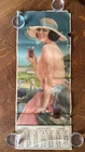 Vtg Original 1922 Coca Cola Calendar Pink Girl Baseball Ballpark Litho Rare Pad
