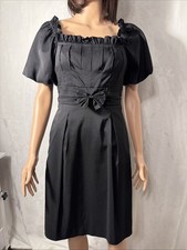 Adrianna Papell Occasions Event Size 4 Little Black Dress Cocktail Prom Classic