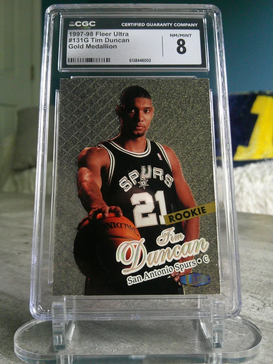 Fleer Tim Duncan Basketball Rookie Sports Trading Cards