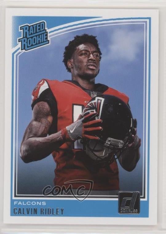 2018 Panini Donruss Rated Rookie Aqueous Test Calvin Ridley #311 0sk