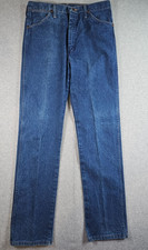 Vtg Wrangler Mens Jeans 35x36 Fits 34x36 13MWZ Cowboy Cut Western Made In USA
