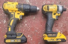 Dewalt Combi Drill DCD778 . DCF885 Impact Driver  plus 2x batteries and charger