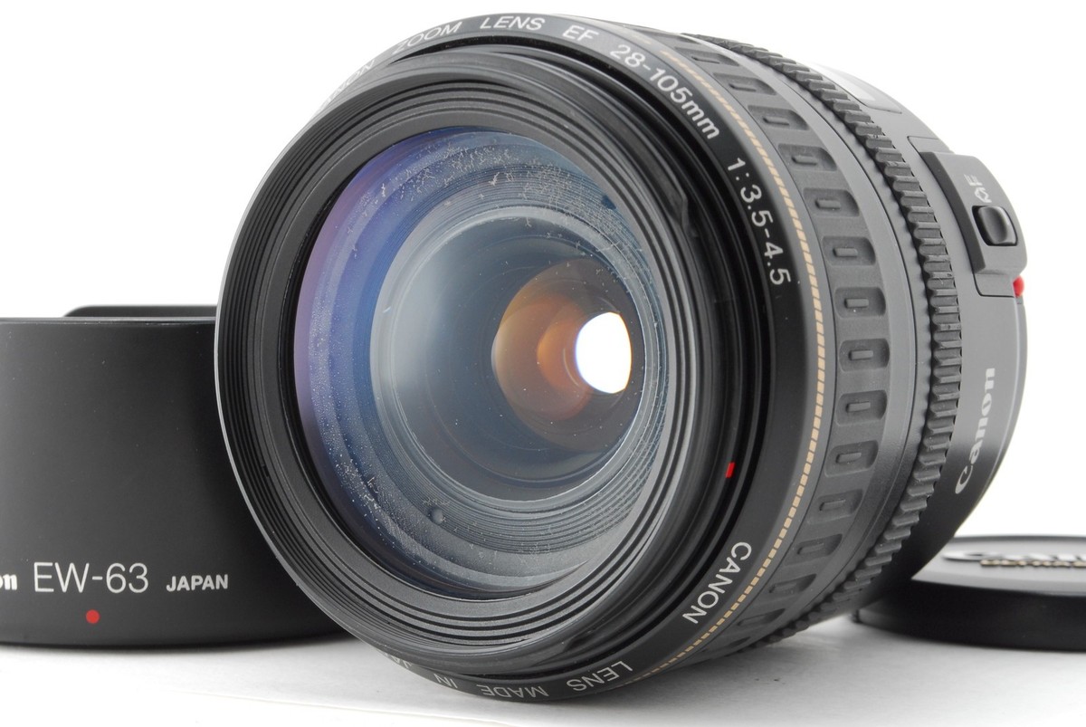 Exc+5] Canon EF 28-105mm f/3.5-4.5 Macro USM EF Mount AF Zoom Lens