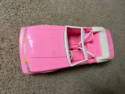 Mattel 1993 Barbie Pink Ford Mustang Convertible Sports Car VTG Vehicle