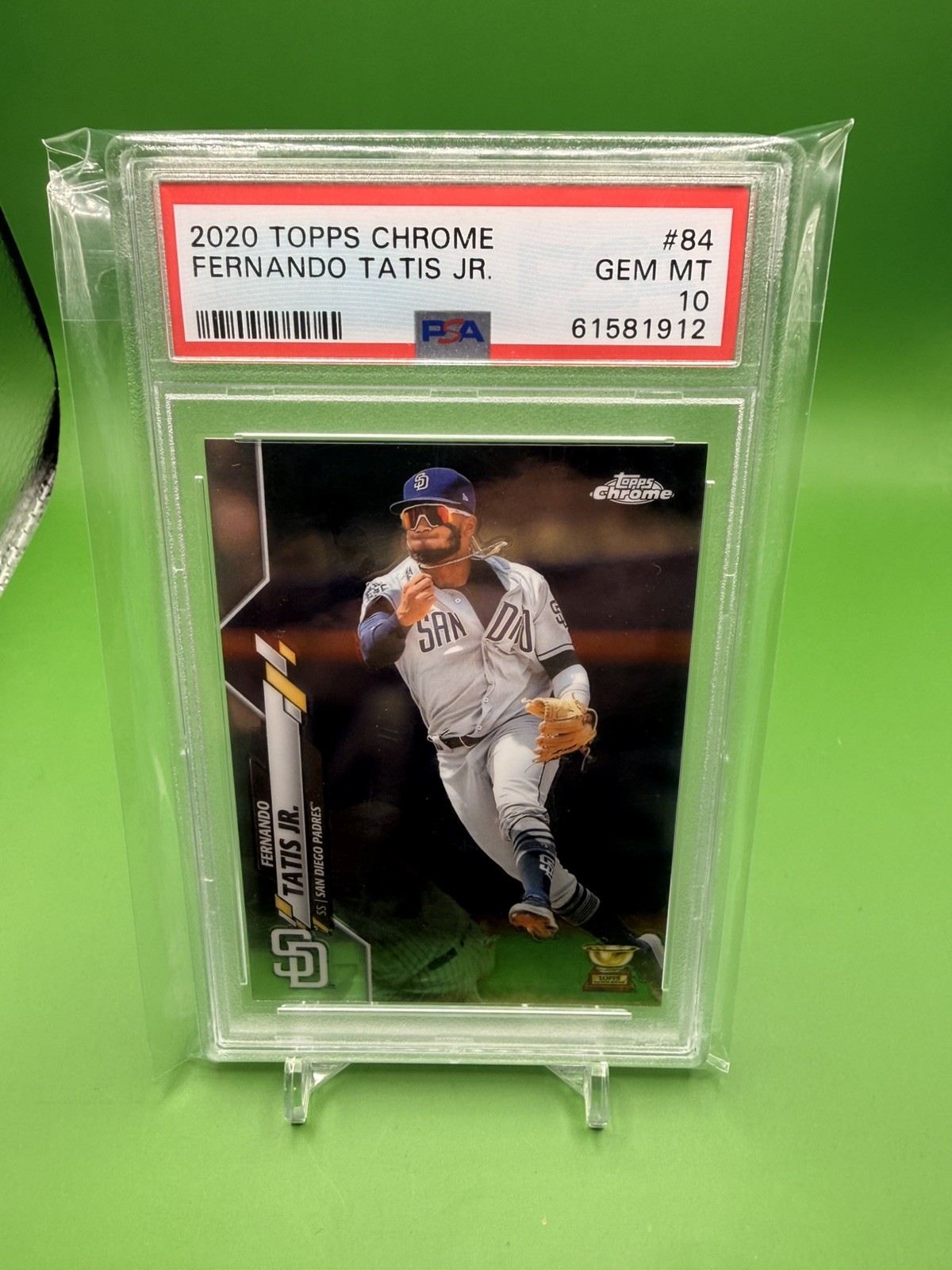 2020 Topps Chrome FERNANDO TATIS JR Baseball Card PSA 10 GEM MINT