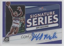 2020-21 Panini Donruss Optic Signature Series Purple Prizm Jeff Malone Auto 0qw2