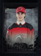 2017-18 SPx UD Black Lustrous Rookies Tier 2 Onyx 19/25 Nico Hischier #LR-NH 7lt
