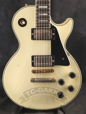 Gibson USA Les Paul Custom 1989 White Authentic Vintage mit Hartschalenkoffer