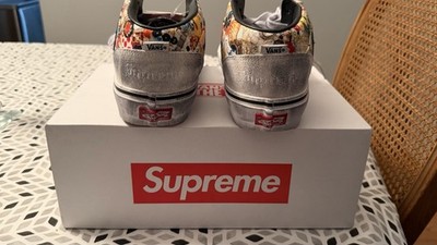Supreme Mike Kelley Vans® Half Cab white/grey Size 8.5 - In Hand