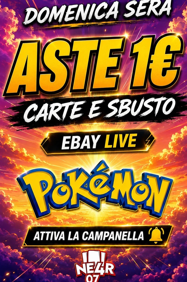 POKÉMON  – RIP E SHIP | CARTE RAW - ASTE DA 1€