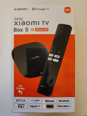 Xiaomi TV Box S 3rd Gen 4K UHD Google 32GB Smart Streaming Player MDZ-32-AA