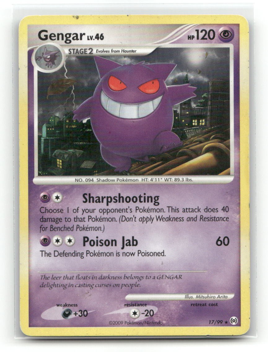 Gengar 17/99 Rare Arceus Pokemon MP