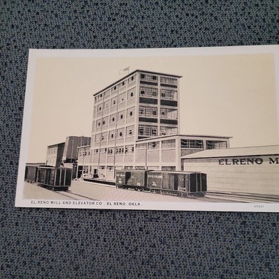 El Reno mill and elevator company. vintage postcard