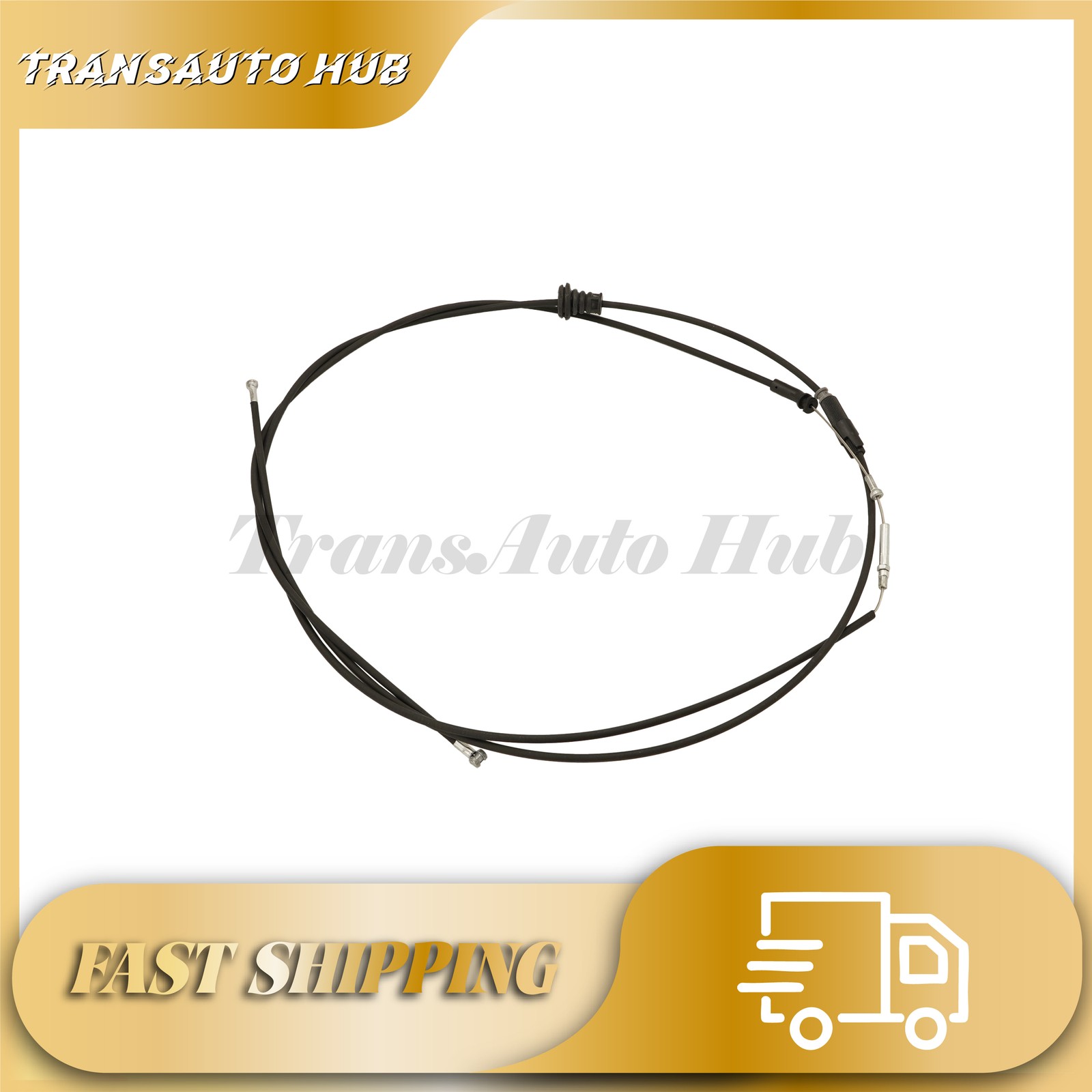 3W0823531 For Bentley Continental GT GTC Flying Spur Front Hood Unlock Cable US