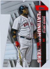 David Ortiz 2021 Topps Chrome Update #PDC-67 Target Platinum Player Die-Cuts