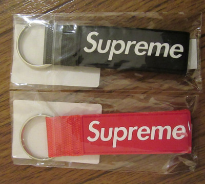 Supreme Webbing Keychain Lot Red & Black SS26 Supreme New York 2026 Brand New