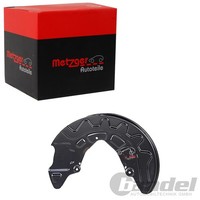 Metzger Spritzblech Bremsscheibe Vorderachse Rechts Passend FÜR Audi A3 TT Seat
